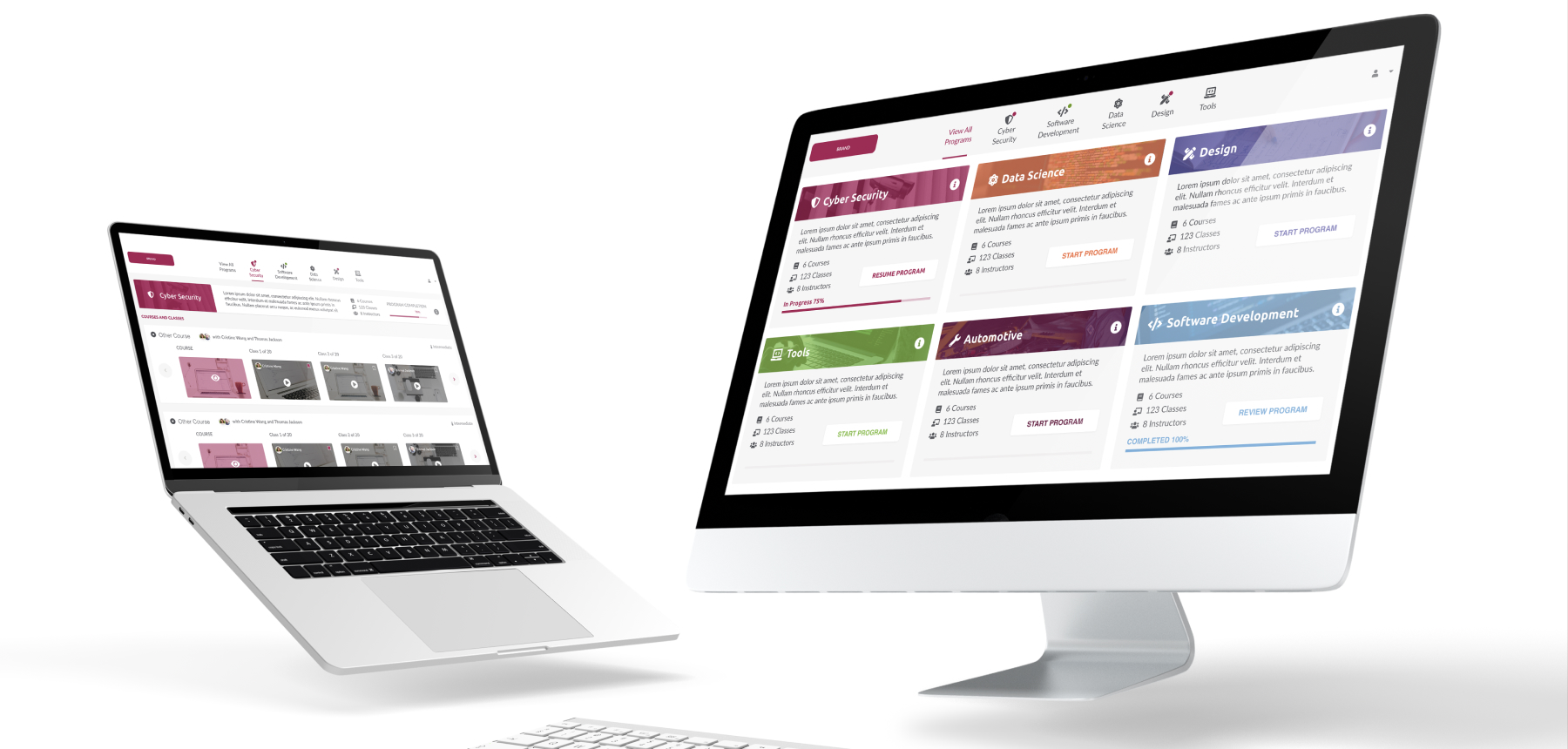 Enterprise SaaS learning platform