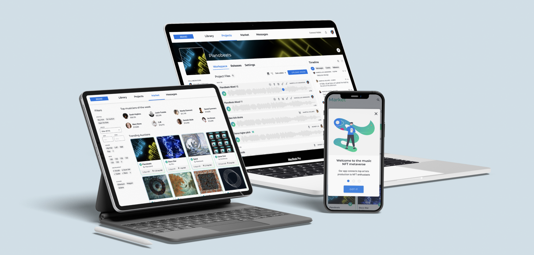 Web3 music collaboration platform