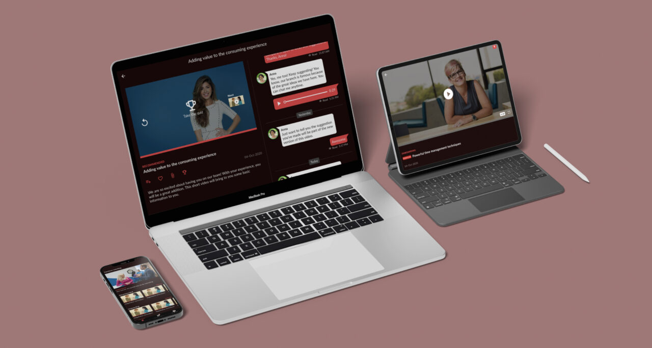 Multi-device retail mentorship platform with manager and employee views